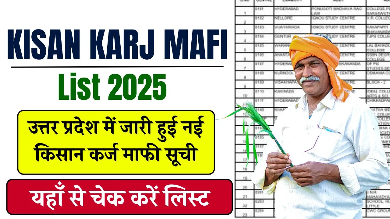 Kisan Karj Mafi List